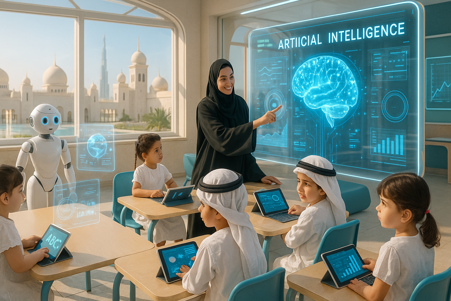 UAE Introduces AI Education in Government Schools from Age Four
